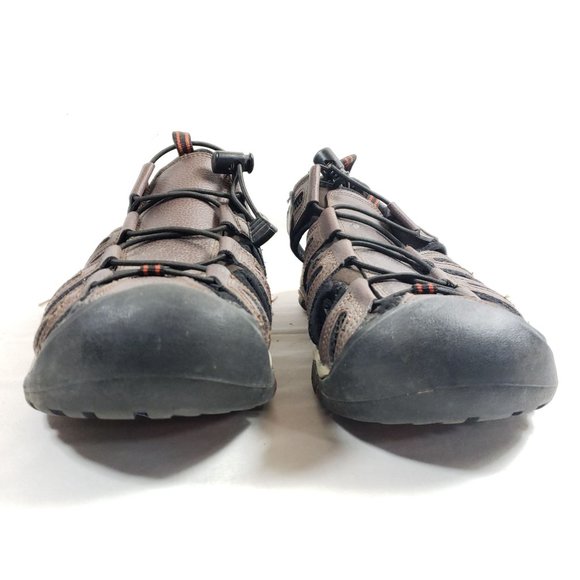 Eddie Bauer Mens Brown Troy Leather & Synthetic Hiking Sandals Size 13 - Picture 7 of 9